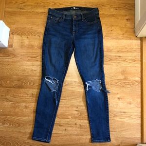 7 For All Mankind The Ankle Skinny Jeans